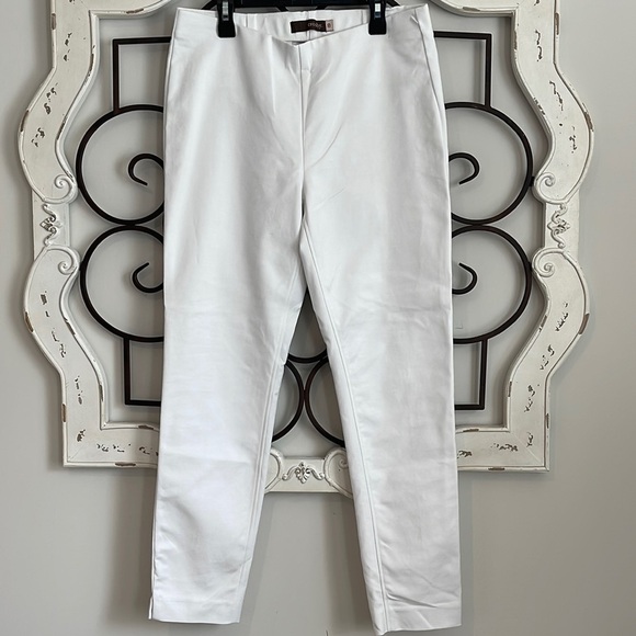 CROSBY SPRINGFIELD SLIM REGULAR RISE PANT WHITE SIZE 8 - Picture 1 of 10